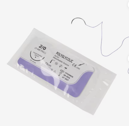 Absorbable Polyglycolic Acid Surgical Suture (PGA)