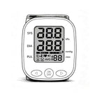 Upper-arm blood pressure monitor showing systolic, diastolic and pulse readings