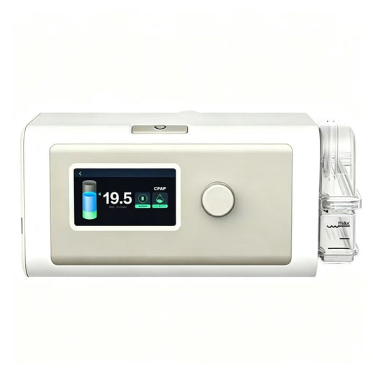 Home ventilator with HD color display and heated humidifier