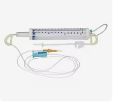 Disposable blood transfusion set with drip chamber and tubing