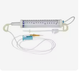 Disposable blood transfusion set with drip chamber and tubing