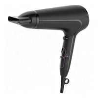 Black hair dryer with concentrator nozzle