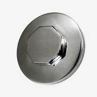 Machined metal orthopedic implant component