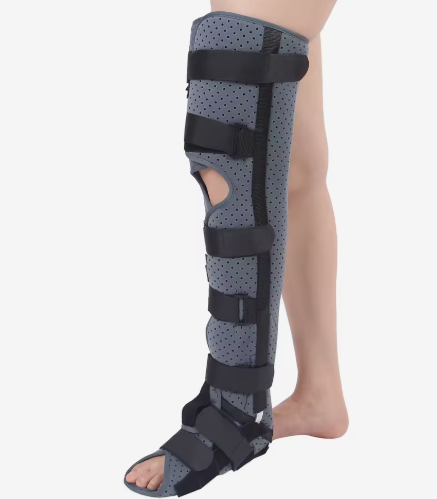 Adjustable ankle orthosis providing support and stabilization
