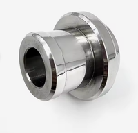 Machined metal orthopedic implant component detail