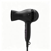 Black hair dryer front view