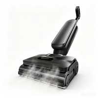 Floor washer with steam cleaning effect
